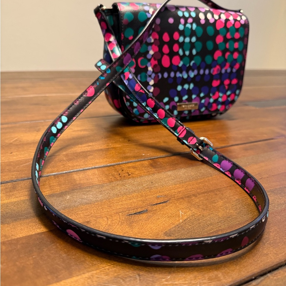 Kate Spade New York Multi-Color Dot PVC Crossbody Bag
